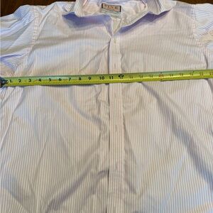 Thomas Pink Men's Pink and White Stripe Dress Shirt